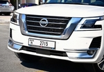 White Nissan Patrol Platinum 2021